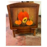 Hand Painted Pumpkin Waterfall Headboard