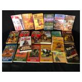 Lot of 20 Vintage Western Paperback Novels