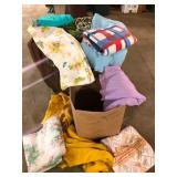 Lot of 10 Vintage Blankets and Bedspreads