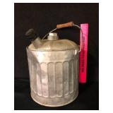 Vintage Galvanized 1 Gallon Kerosene Can