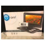 Onn 10 in Portable DVD Player with Box