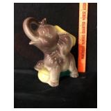 Vintage Ceramic Circus Elephant Planter