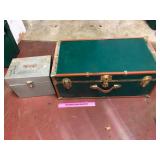 Seward Steamer Trunk and Metal Storage Box