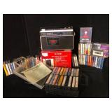 Readers Digest Radio Recorder and Tape Lot