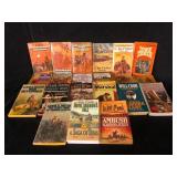 Lot of 21 Vintage Western Paperback Novels