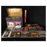 Lot of 14 Gospel CDs and Vintage Record Case