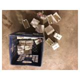 Lot of 20 Plastic Electrical Outlet Boxes