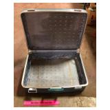 Vintage Towncraft Blue Hardside Suitcase