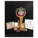 Lot of Country Decor Wreath and Wall Art