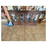 Buffet Cabinet w/Glass Doors & Glass Shelves Buffet Cabinet w/Glass Doors & Glass Shelves
