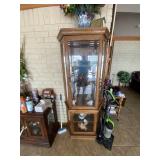 Tall Curio Cabinet w/Glass Shelves