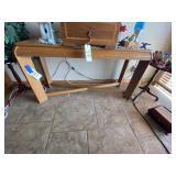 Entry Table 50"L x 16"W x 27"H Entry Table 50"L x 16"W x 27"H