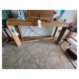 Entry Table 50"L x 16"W x 27"H