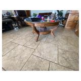 Circular Coffee Table w/Glass top 40" dia Circular Coffee Table w/Glass top 40" dia