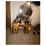 Vintage Dresser w/Mirror 44"L x 18"W x 30"H Vintage Dresser w/Mirror 44"L x 18"W x 30"H