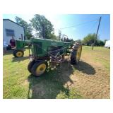 John Deere 50 Tricycle Wheel Tractor w/PTO & 2 Row