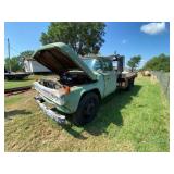 1958 Ford F900 Big Job Flat Bed Truck w/Gin Pole