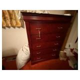 Cherry 5-Drawer Chest 39"L x 20"W x 52-1/2"H