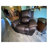 Leather Elec Recliner