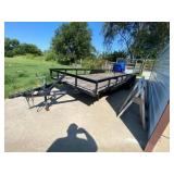 Bumper Pull 20ft 2-Axle Trailer w/wood Floor Bumper Pull 20ft 2-Axle Trailer w/wood Floor