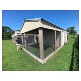 Wood Frame Dog House 4 ft w/Walk In Locking Door Wood Frame Dog House 4 ft w/Walk In Locking Door