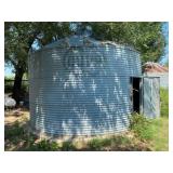 Co-op Grain Bin 15ft Round 8ft H at Roofline Co-op Grain Bin 15ft Round 8ft H at Roofline
