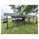 Car Port 24ft x 25ft x 9ft H w/Storage Room