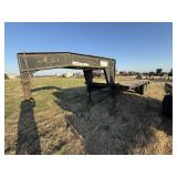 Gooseneck trailer 20' Tandem dual w/ramps