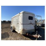 16' x 6' Logan Bumper Pull Double Axle Enclosed T