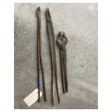 3 pc. Iron Workers Tongs