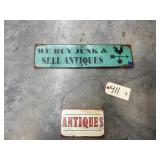 2 pcs. Home dï¿½cor signs