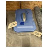 Pinewood Derby supplies in plastic carrying case