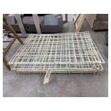 Metal animal crate