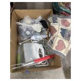 BBQ Utensils, wall hanging, hand mixer & more