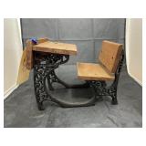 Decorative Vintage School Desk