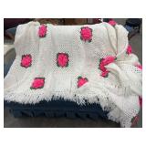 Queen Sized Crocheted Bed Spread