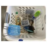 Laundry Basket w/ plastic storage container