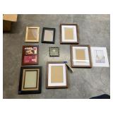 Pile of asstd. Picture frames