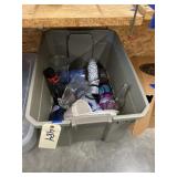 Glass Vases, bottles, insulated cups in plastic bi