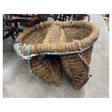 Burlap Saddle Bags