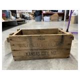 Kansas City, MO Wood Box 8" x 15"