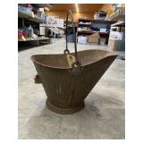 Vintage Cole Bucket w/ rocks