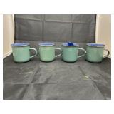 4 Porcelain cups