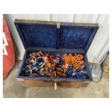 Wooden Chest w/ empty shotgun shells