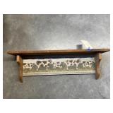 Decorative shelf 29" L