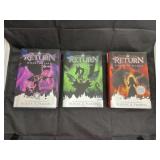 3 hardback books The Return