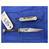Fish Scale & Original Bowie Knife