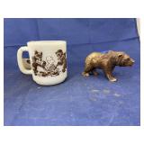 Smokey the Bear Mug & Bear Figurine