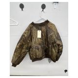 Camo Insulated Zip Up Jacket - Sz Unk