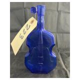 Cobalt Blue Cello Bottle - As Is
